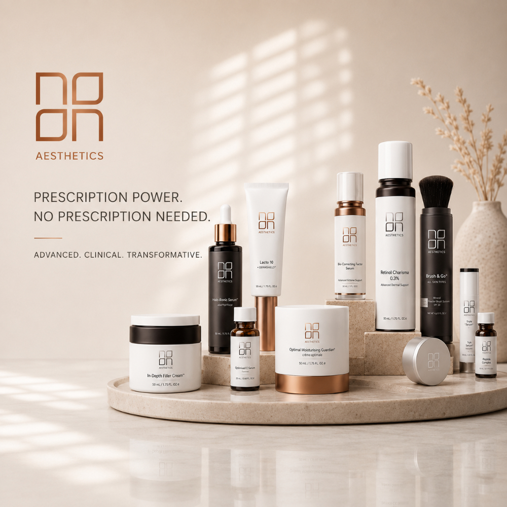 NOON Aesthetics skincare products
