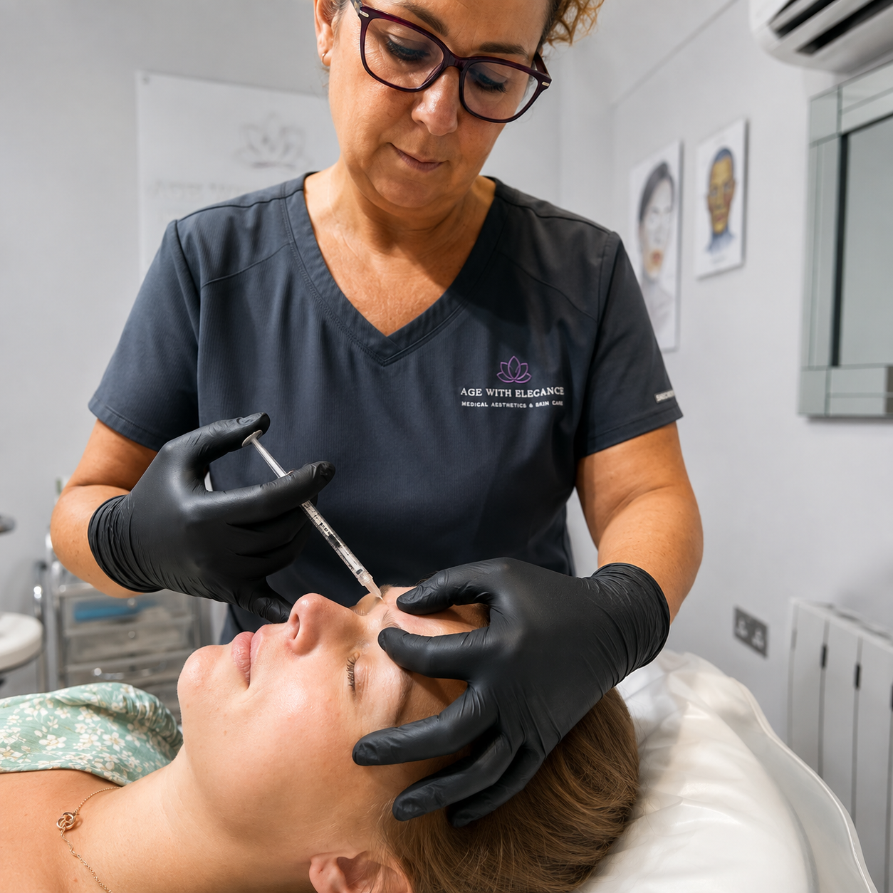 Dermal filler treatment at Age With Elegance