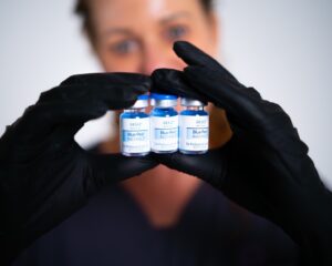 Professional skin peel treatment