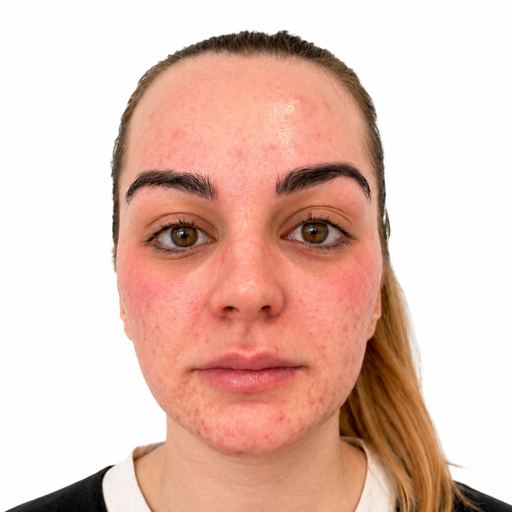 Victoria before advanced skin rejuvenation treatment